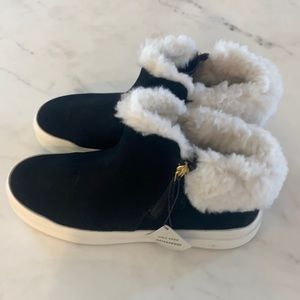 NWT Cole Haan Black Suede Waterproof Boots, 7.5B